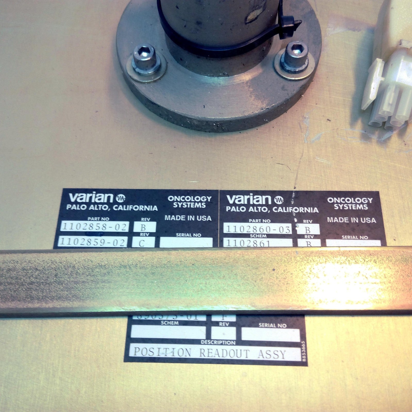 Varian Oncology Systems Gantry Display 1102860-03 Position Readout 890575-01