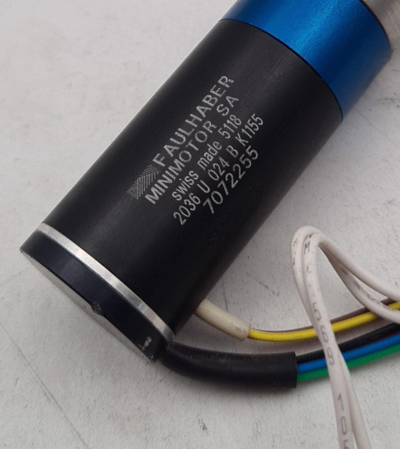 FAULHABER Minimotor 2036 U 024 B K1155 W/ Encoder Gearhead 20/1 159:1  & Sensor