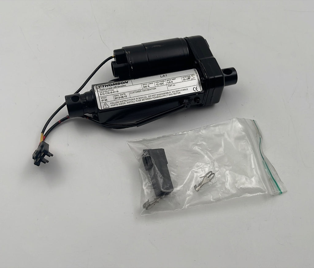 Thomson LA1 Linear S12-17A16-0119 340N 12VDC 3,8A 23mm Stroke