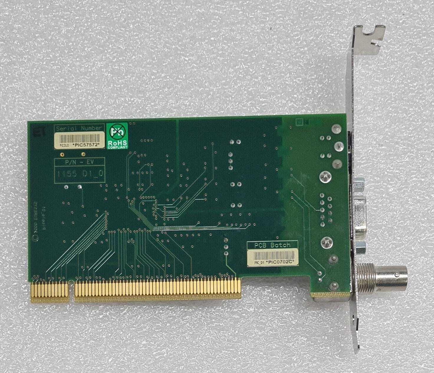 NEW - 2000 EURESYS Picolo 1155 D1_0 Rev D1 PCI Video Capture Card