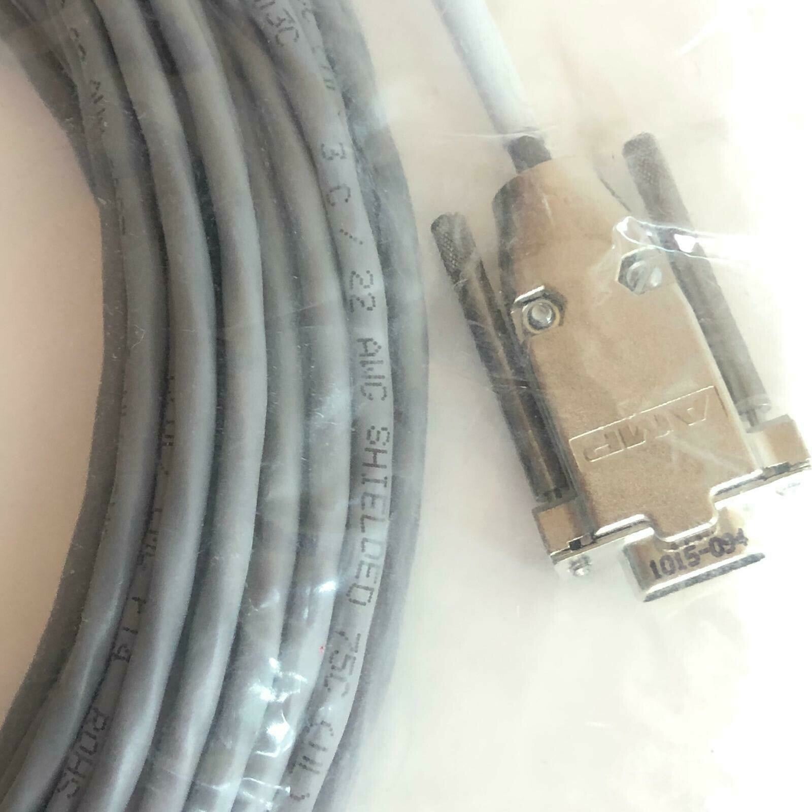 30 Ft Alpha Wire 2403C 3-conductor 22 AWG AMP ITT 1015-094 DEU9SA197 Procesor P4