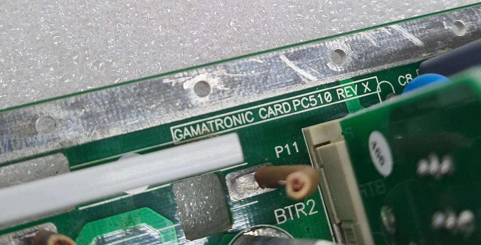 GEI GAMATRONIC CARD PC510 REV X PCB Board W/ PC513 REV IV