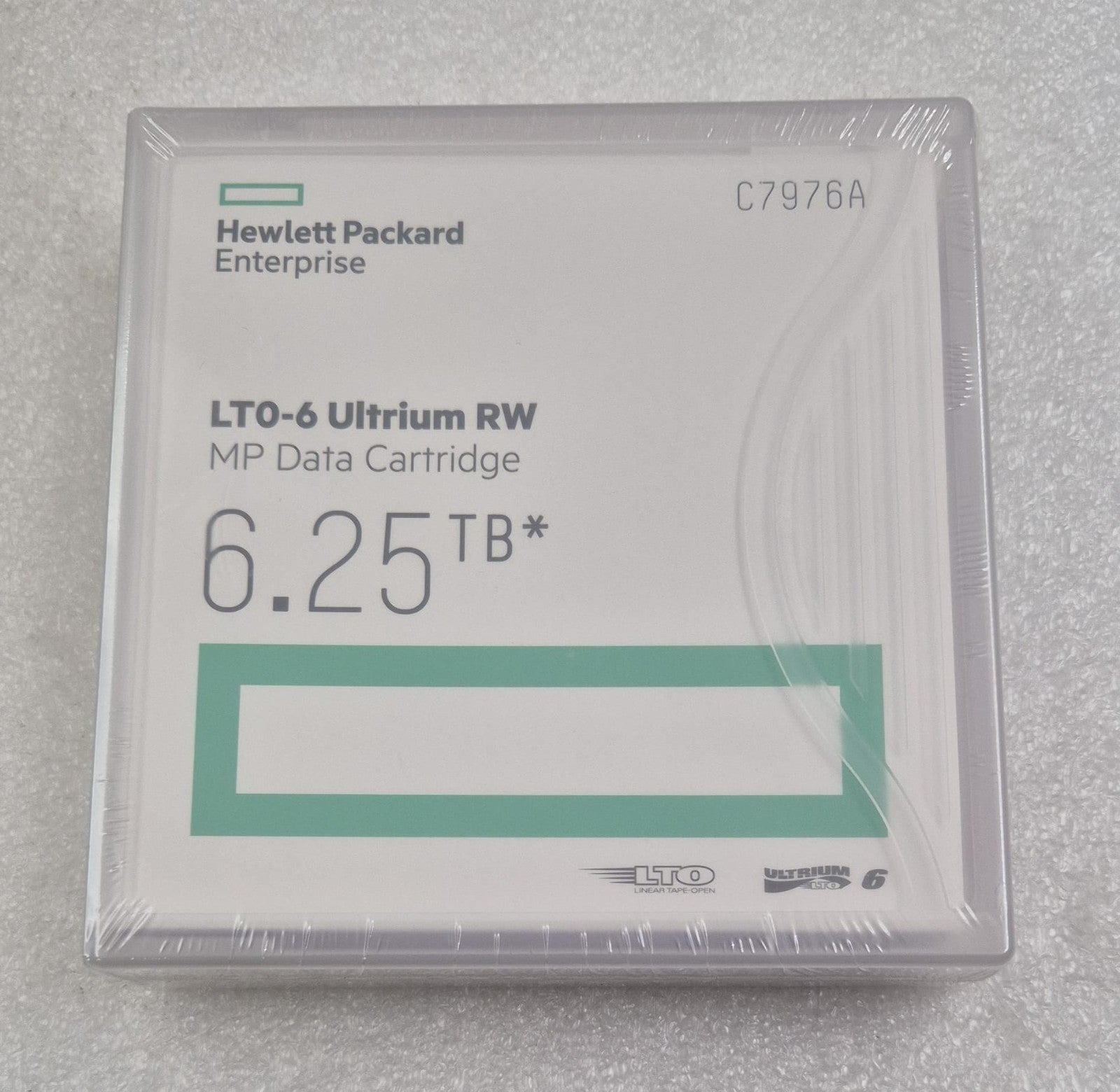 NEW SEALED - HPE C7976-60000 LTO-6 Ultrium 6.25TB MP RW Data Tape [5 PCS C7976A]