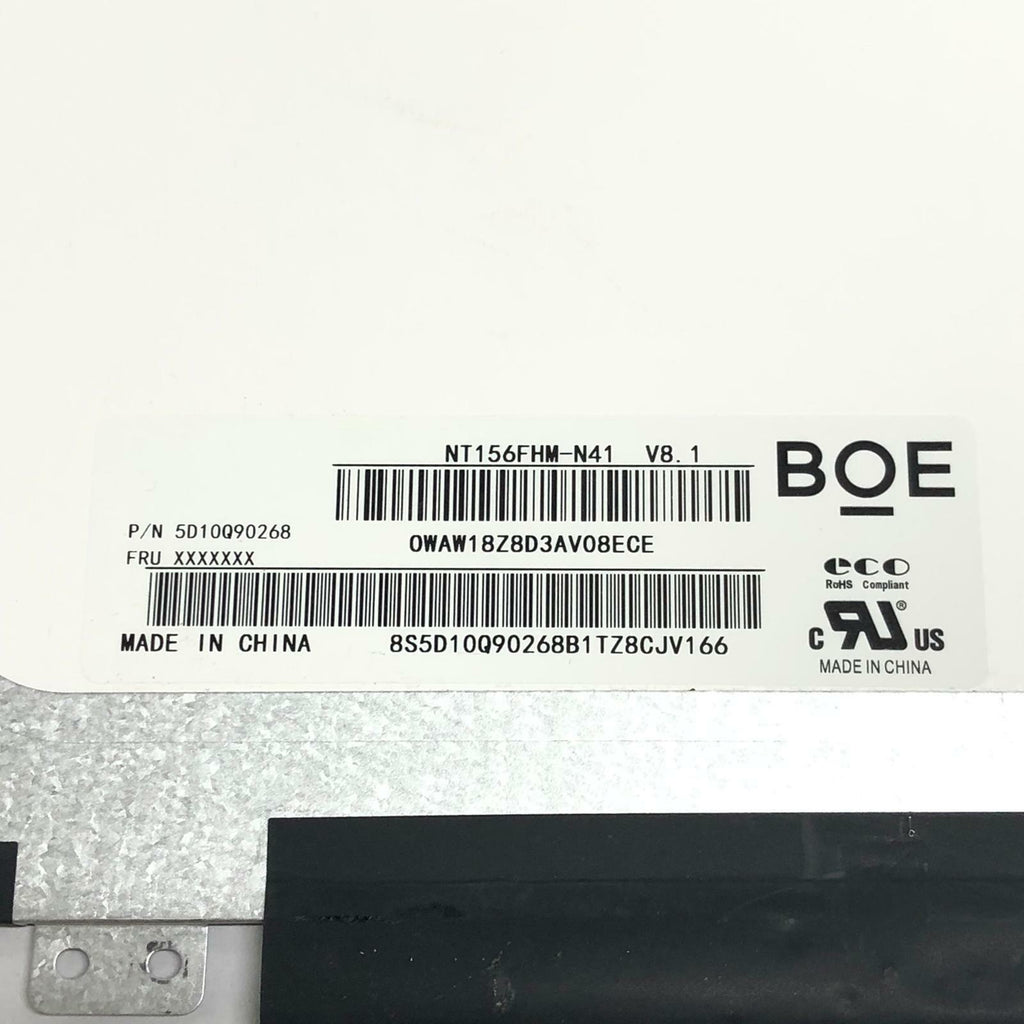 BOE NT156FHM-N41 LENOVO 5D10Q90268 REPLACEMENT 15.6