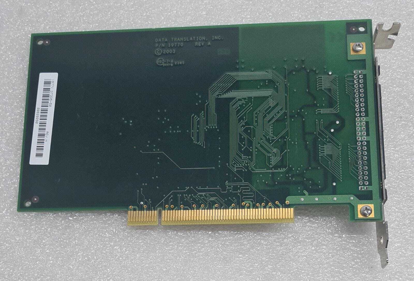 DATA TRANSLATION 19770 Data Acquisition Card 19771 DT335-50 Board