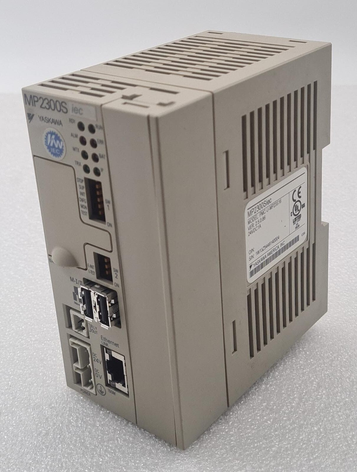YASKAWA MP2300S MP2300Siec PMC-U-MP23S16 PLC Controller 24VDC