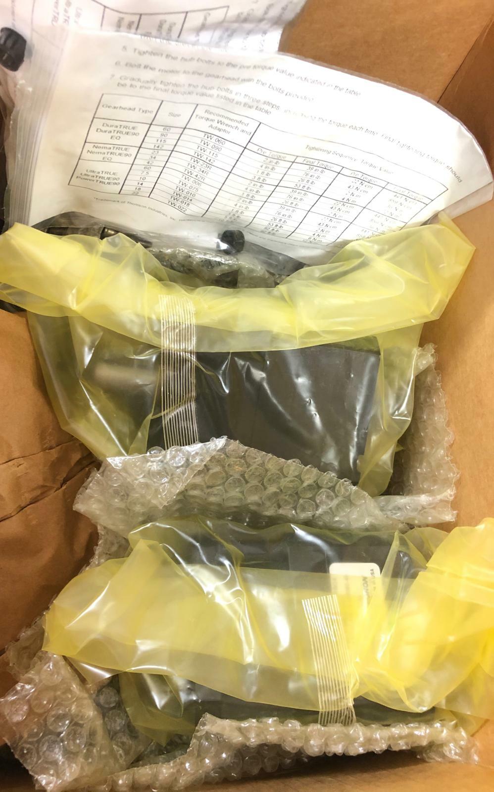 [2 Pcs] THOMSON MICRON NT90-005-S-RM090-40 Nema True Size 90 Gearbox Ratio 5:1