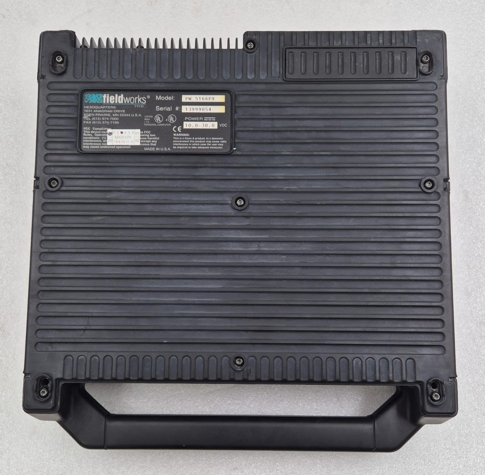 FieldWORKS inc. FW 5166PX Industrial Ruggedized Laptop **AS-IS**