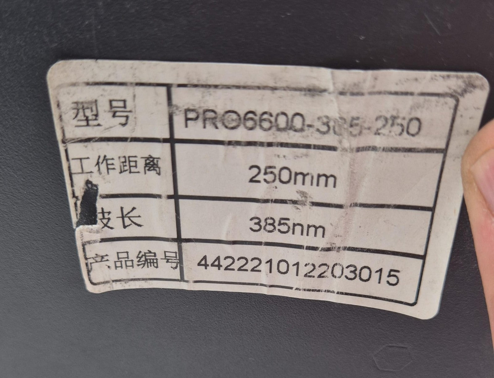 Wintech PRO6600-4K 250mm 385nm DLP Digital Light Engine PROJECTOR for STRATASYS