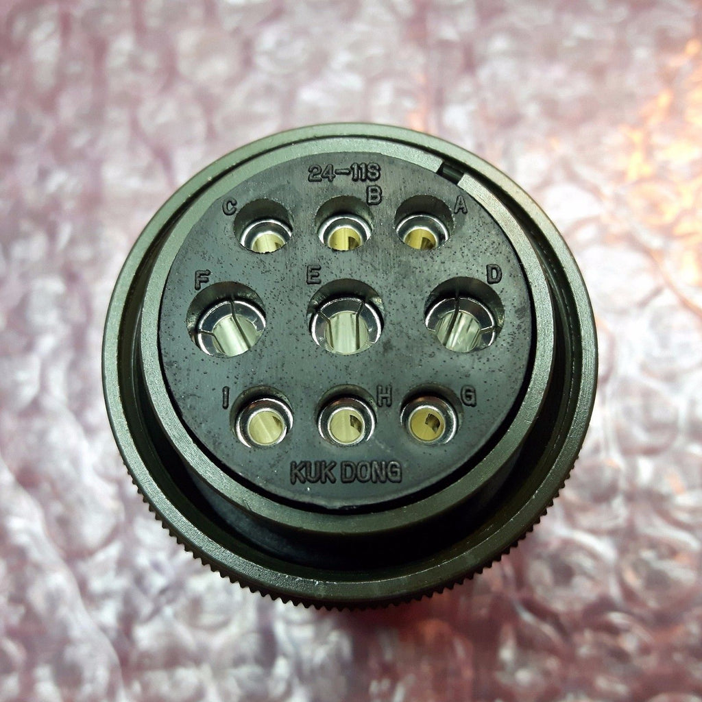 KUKDONG MS3106A 24-11SW Mil Spec 9 Pin Connector