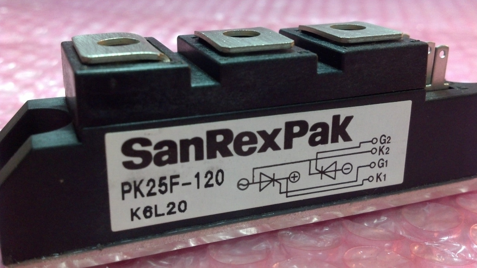 [LOT 4 PCS] SanRexPak PK25F-120 Power Scr Thyristor Module 25 a 1200 v