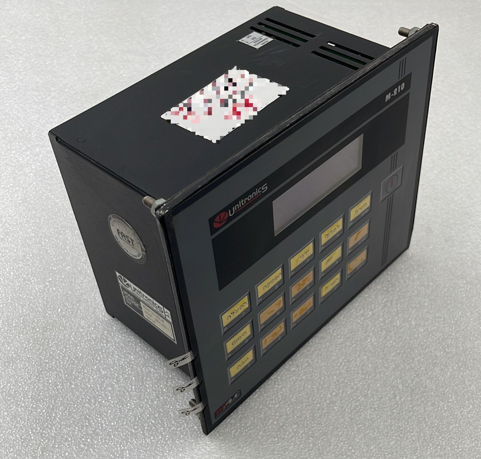 Unitronics M-210 Integrated PLC & Operating Pael M210-12-B5LHF **AS IS
