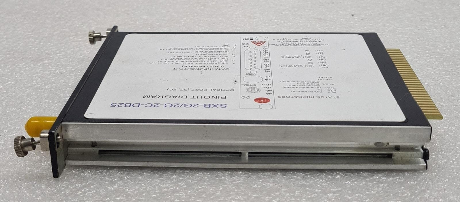 Meridian Technologies SXB-2G/2G-2C-DB25 Fiber-Optic Transmission