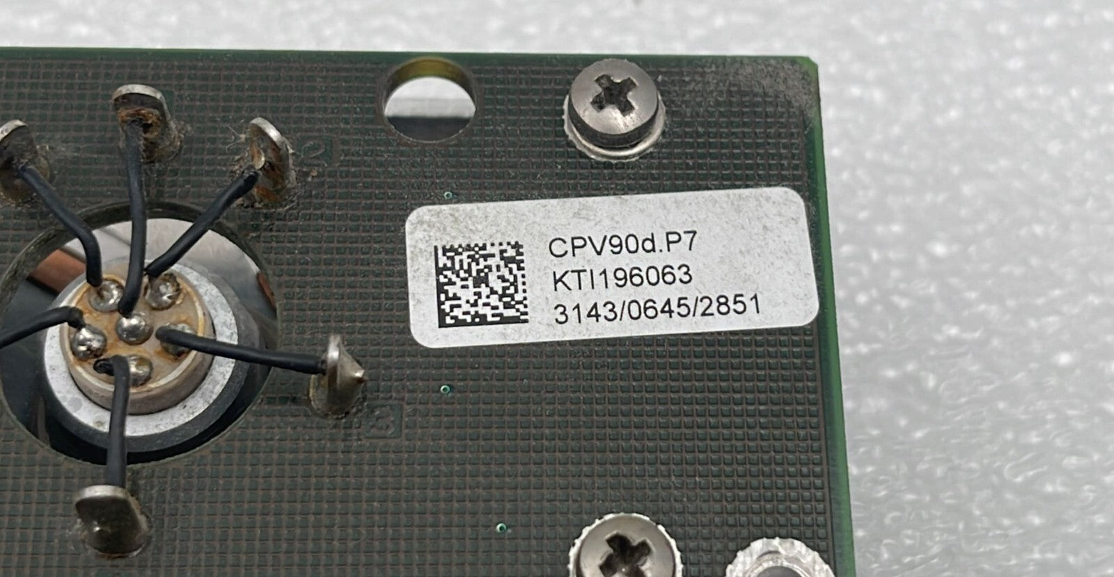 GE Voluson 730 Expert Ultrasound Selector Board CPV90D.P7 KTI196063