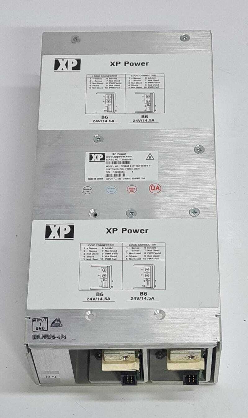 XP Power F7B6B6 01 Power Supply 4* B6 24V/14.5A P/N 10004554 & 10004582