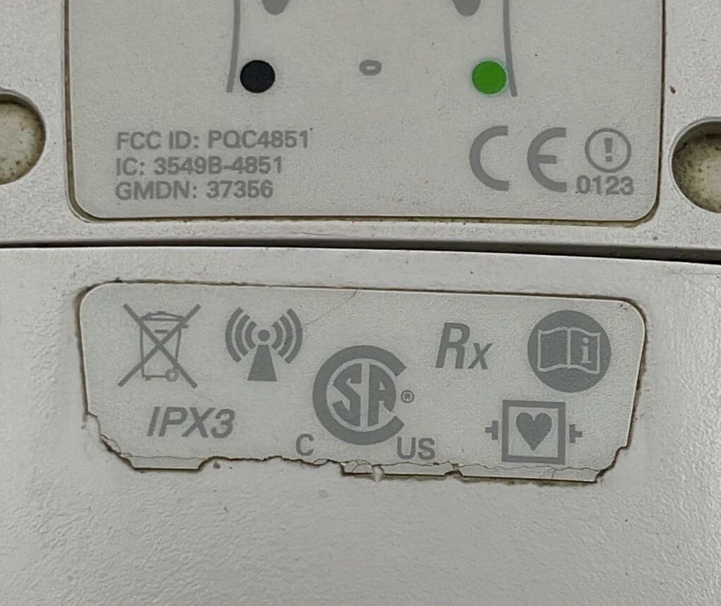 [LOT OF 4] PHILIPS IntelliVue TRx TRx4851A Telemetry transmitter PQC4851 **AS IS