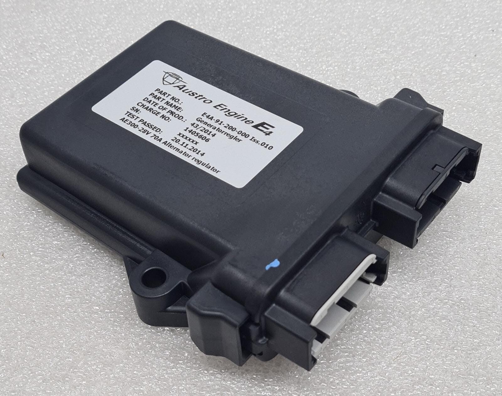 Austro Engine E4 E4A-91-200-000 1465606 Assy Alternator Regulator for Aircraft