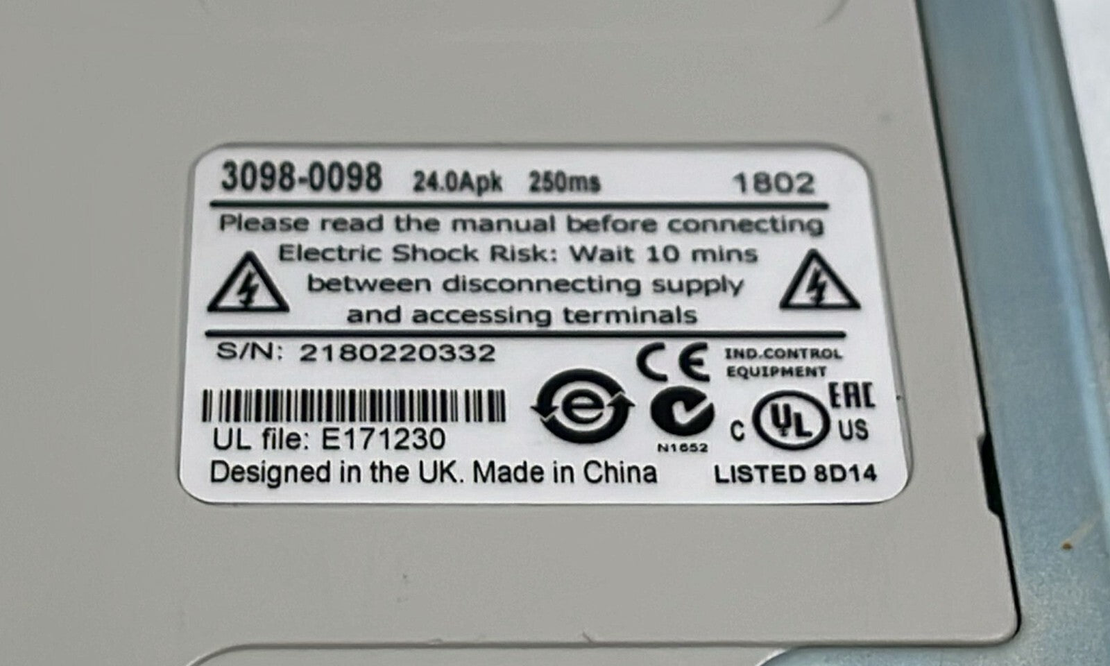 NIDEC Control Techniques Leroy-Somer Digitax ST Plus DST1405 3098-0098 24Apk
