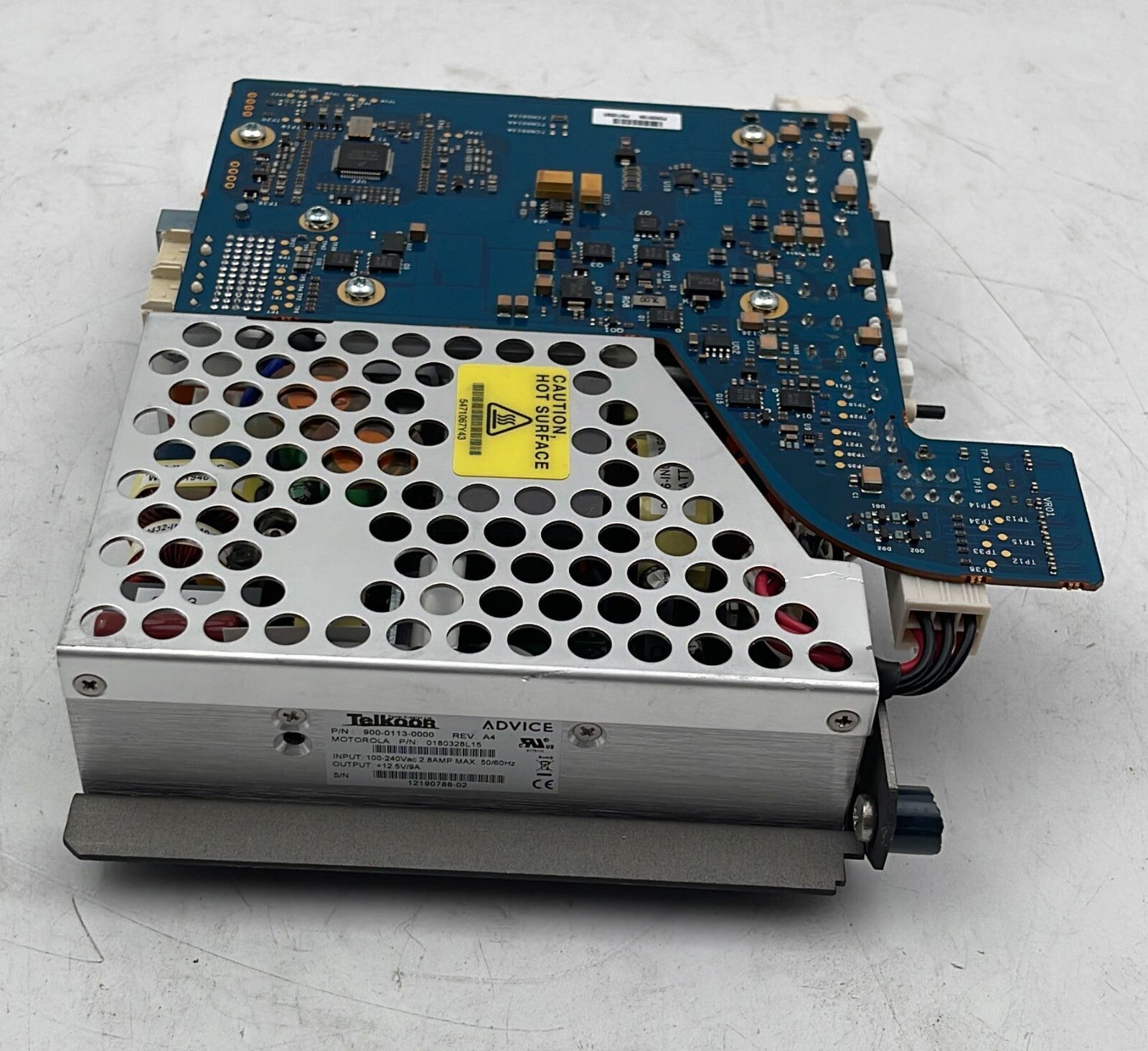 Telkoor 900-0113-0000 Power Supply Motorola 0180328L15 240 Vac 2.8A **NO PANEL**
