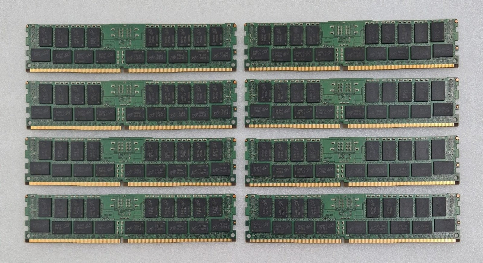 [LOT 8 PCS] MICRON 32GB 2RX4 PC4-2400T MTA36ASF4G72PZ-2G3B1MK SERVER MEMORY RAM