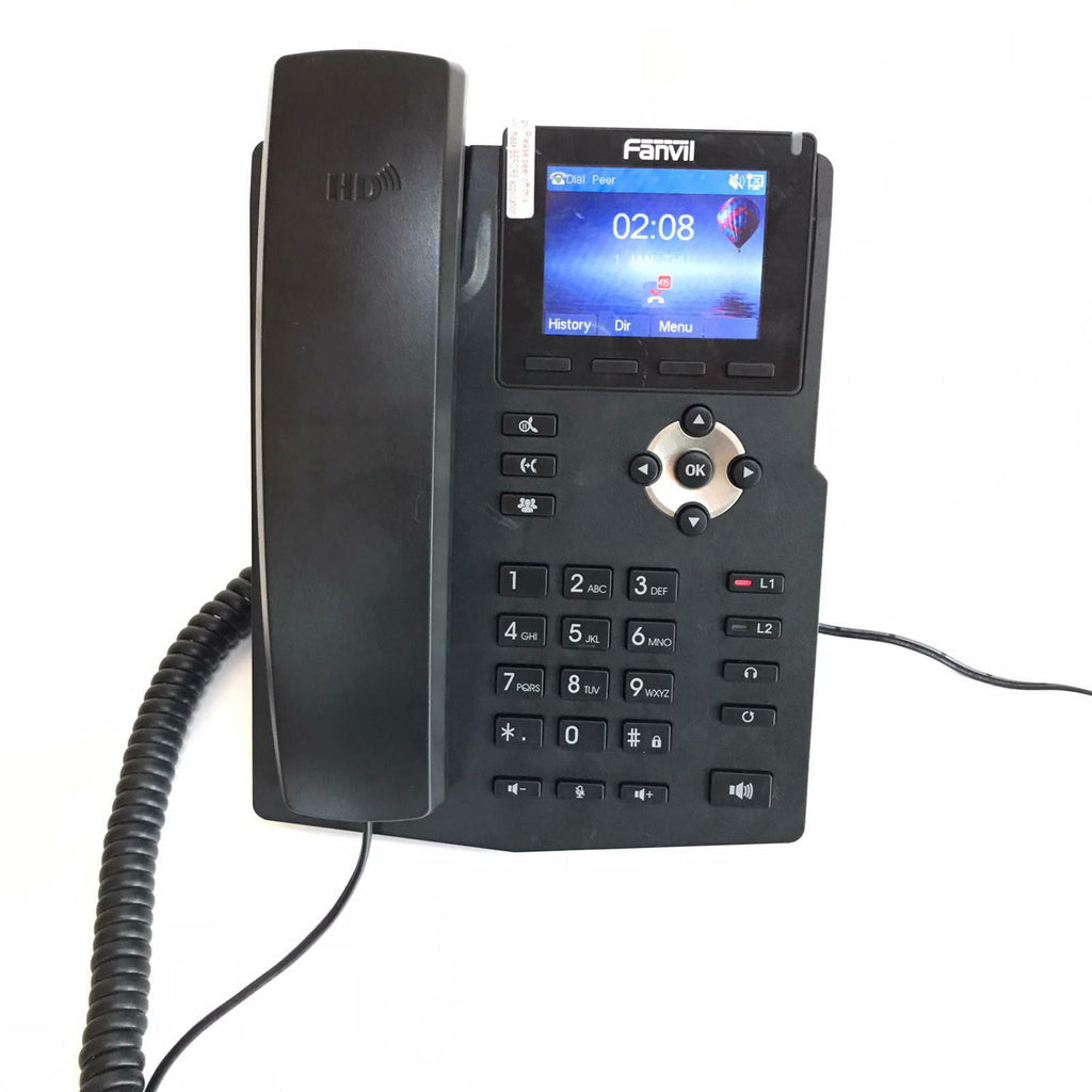 Fanvil 2 Lines VoIP IP Phone HD Wall Desk Gigabit QoS PoE