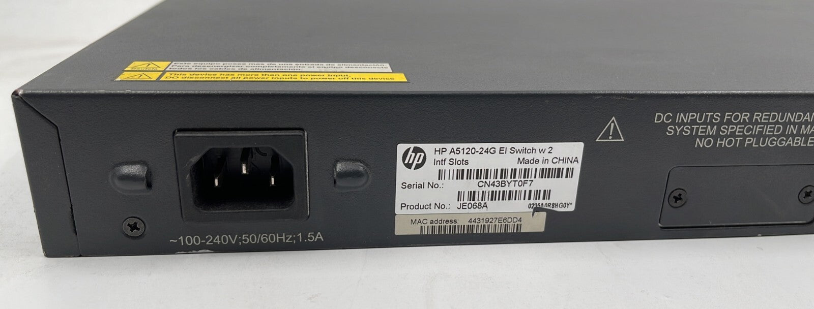 HP A5120 Series Switch JE068A 24-Ports H3C S5120-28C-EI Ethernet Switch
