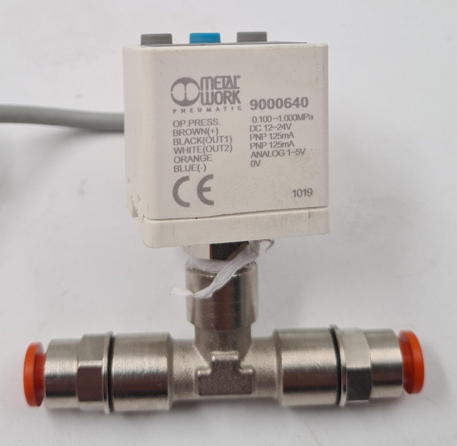 METAL WORK PNEUMATIC 9000640 DIGITAL PRESSURE SWITCH 0.100-1.000MPa 12-24V