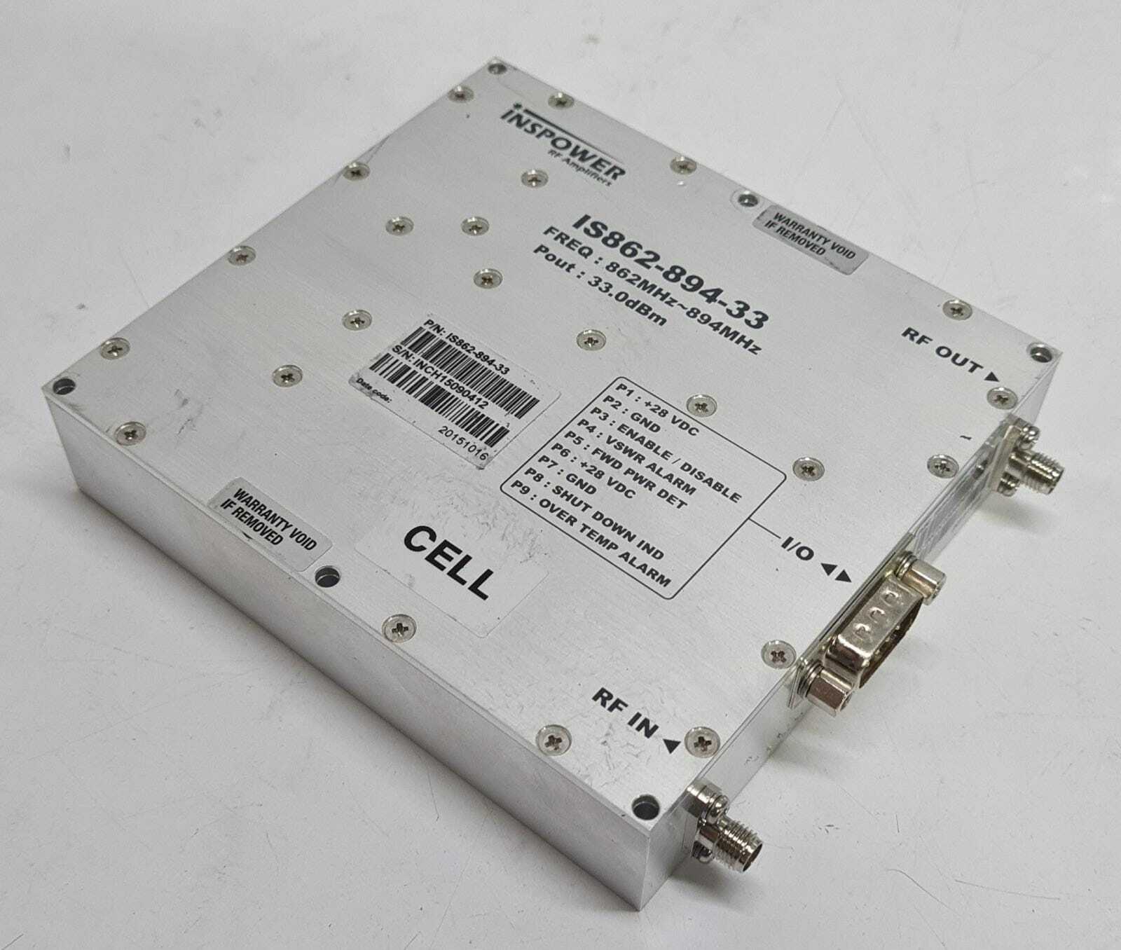 INSPOWER RF Amplifiers IS862-894-33 CELL