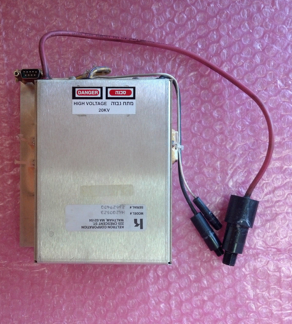 Keltron Hr200523 High Voltage Power Supply