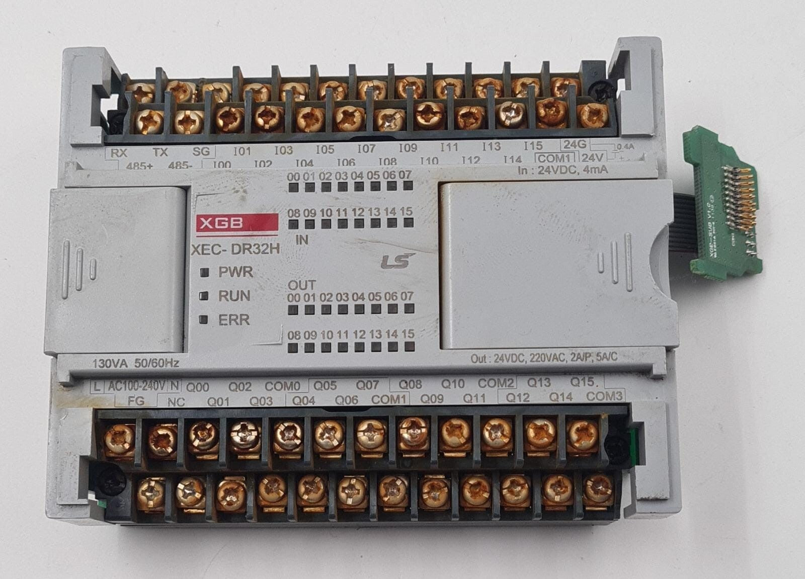 LS PROGRAMABLE CONTROLLER XGB XEC-DR32H **AS-IS