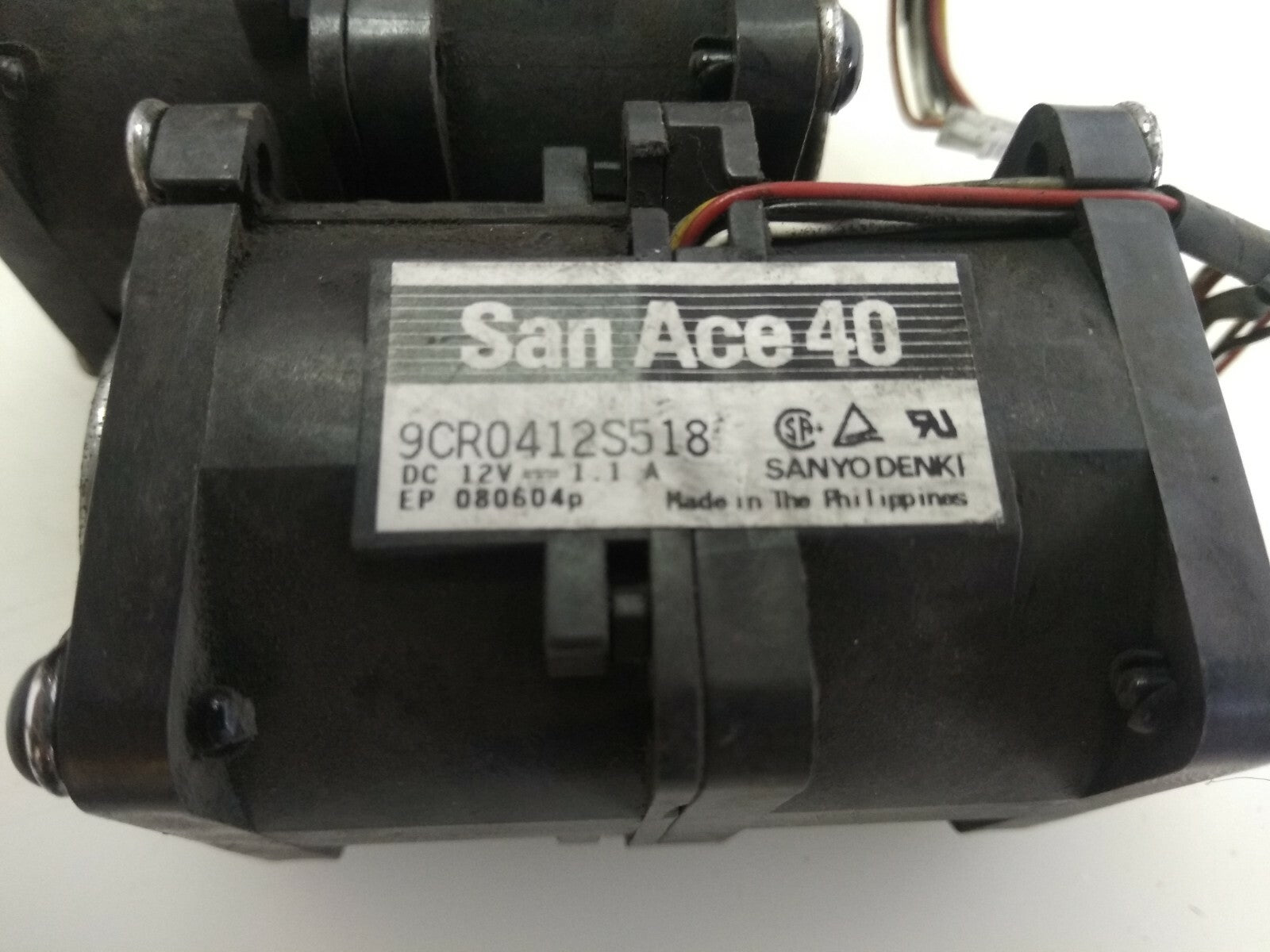 [LOT 11] Sanyo Denki 9cr0412s518 San Ace 40 Sr 1400 12 vdc Counter Rotating Fan