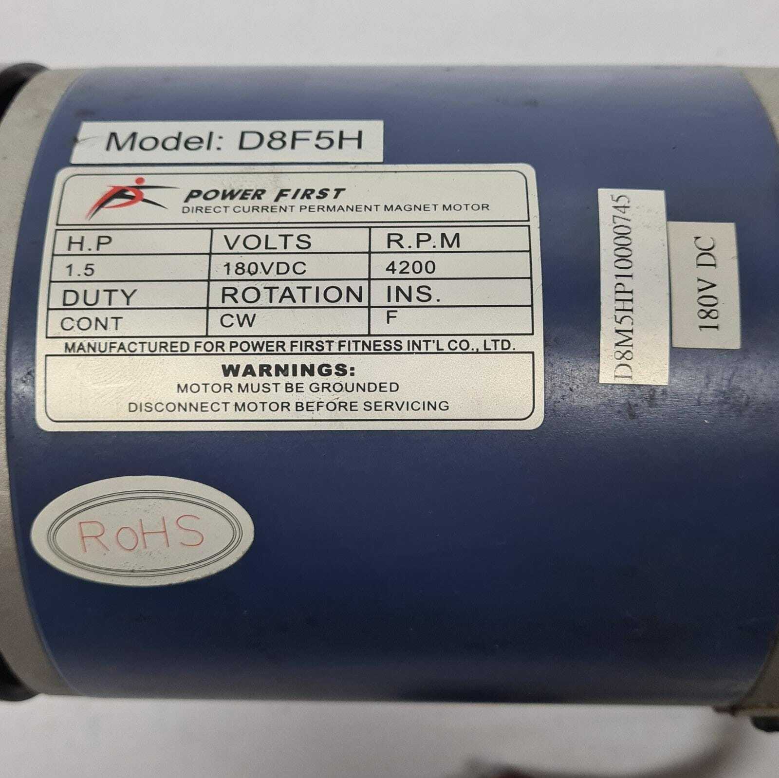 Power First Motor Daya D8F5H D8M5HP10000745 1.5HP 180V for Treadmill