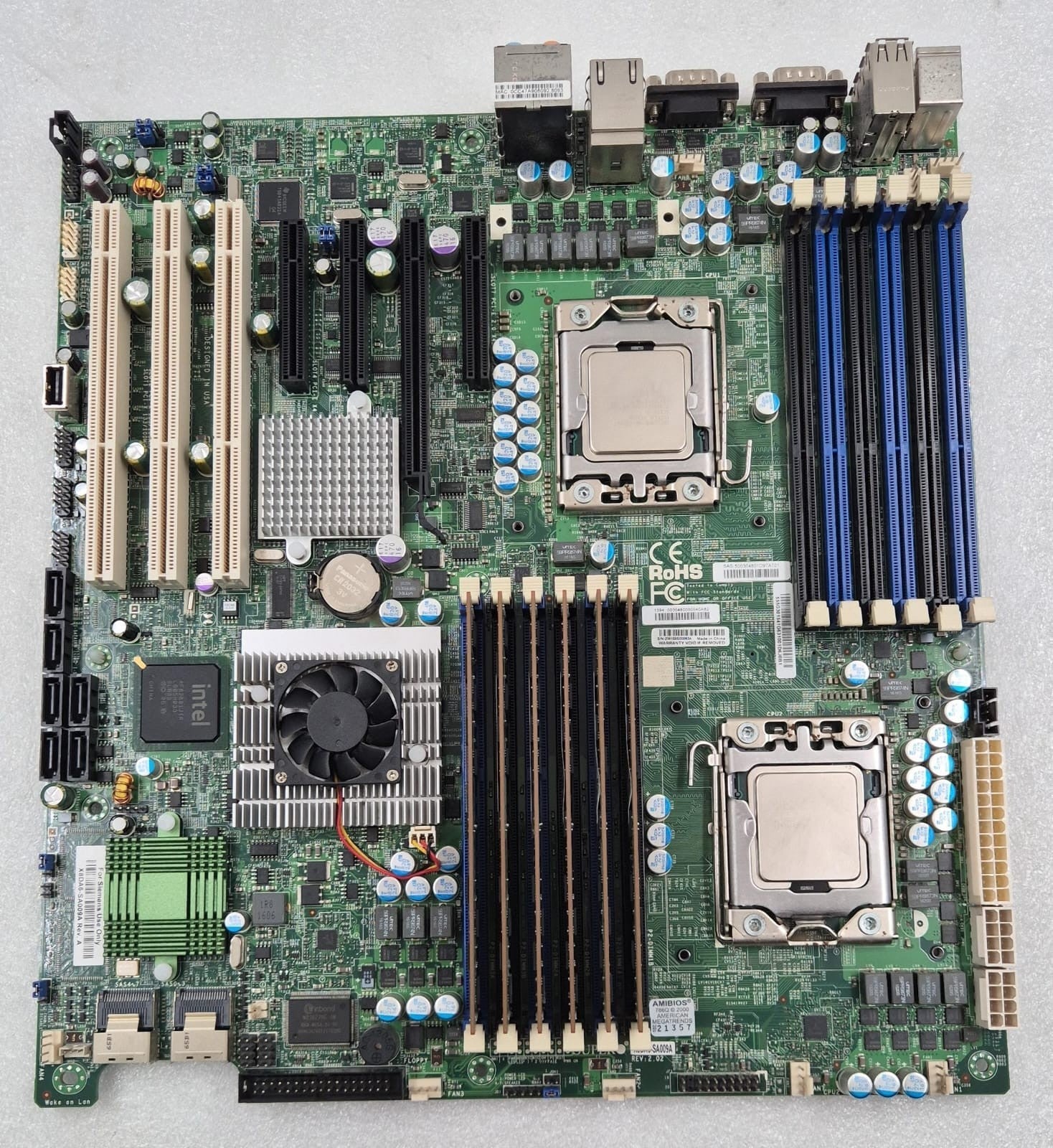 SUPER X8DA6-SA009A Motherboard W/ 6* 4GB & 2* CPU & I/O Shield for Siemens