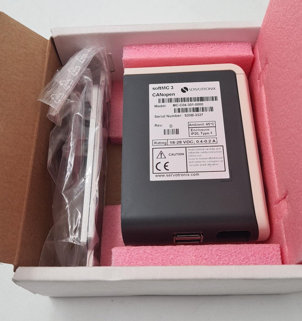 NEW- Servotronix softMC 3 CANopen MC-C04-301-0000 Compact Motion Controller