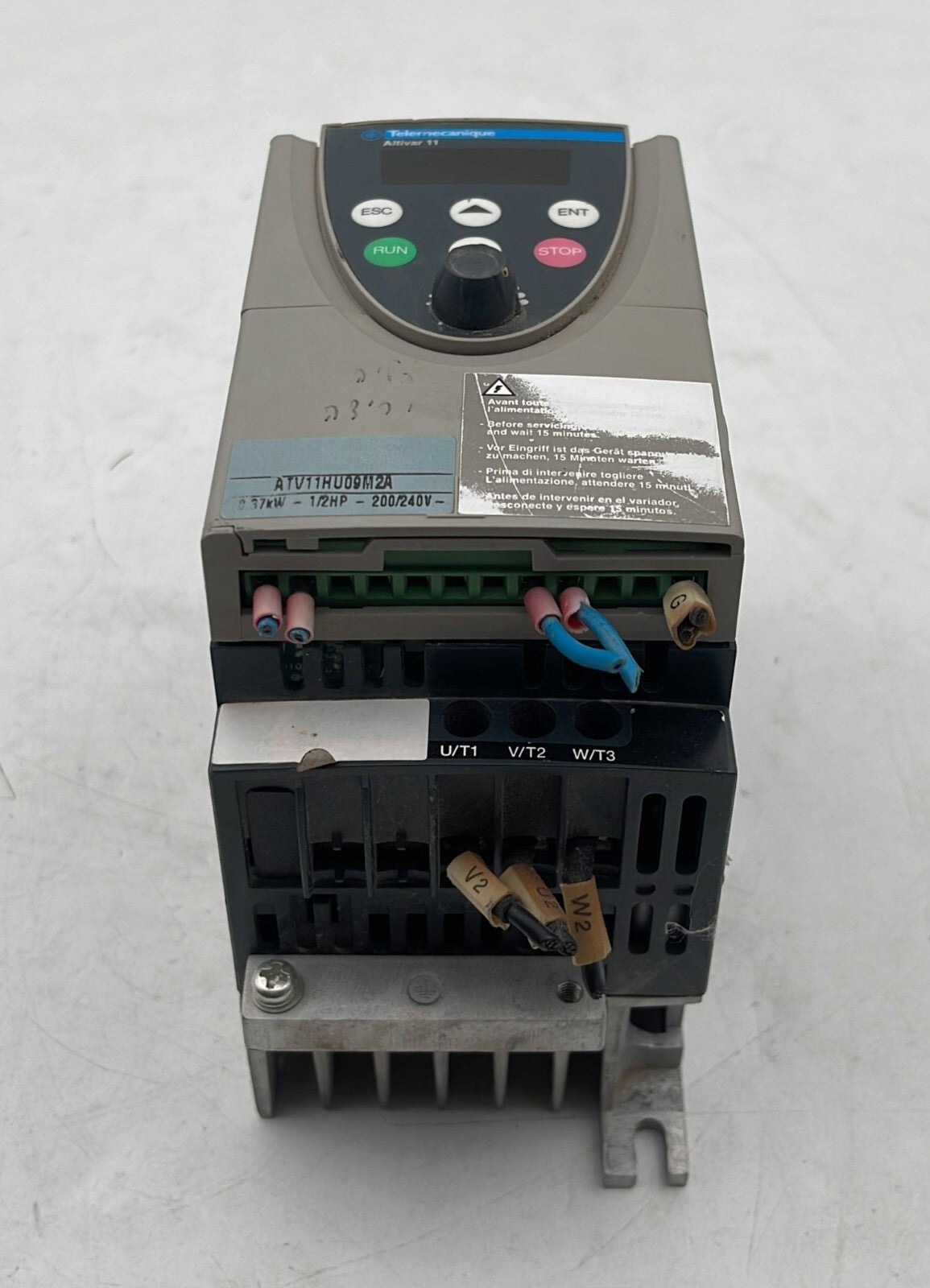 Telemecanique ATV11HU09M2A Inverter Drive 0.37kW 1/2HP