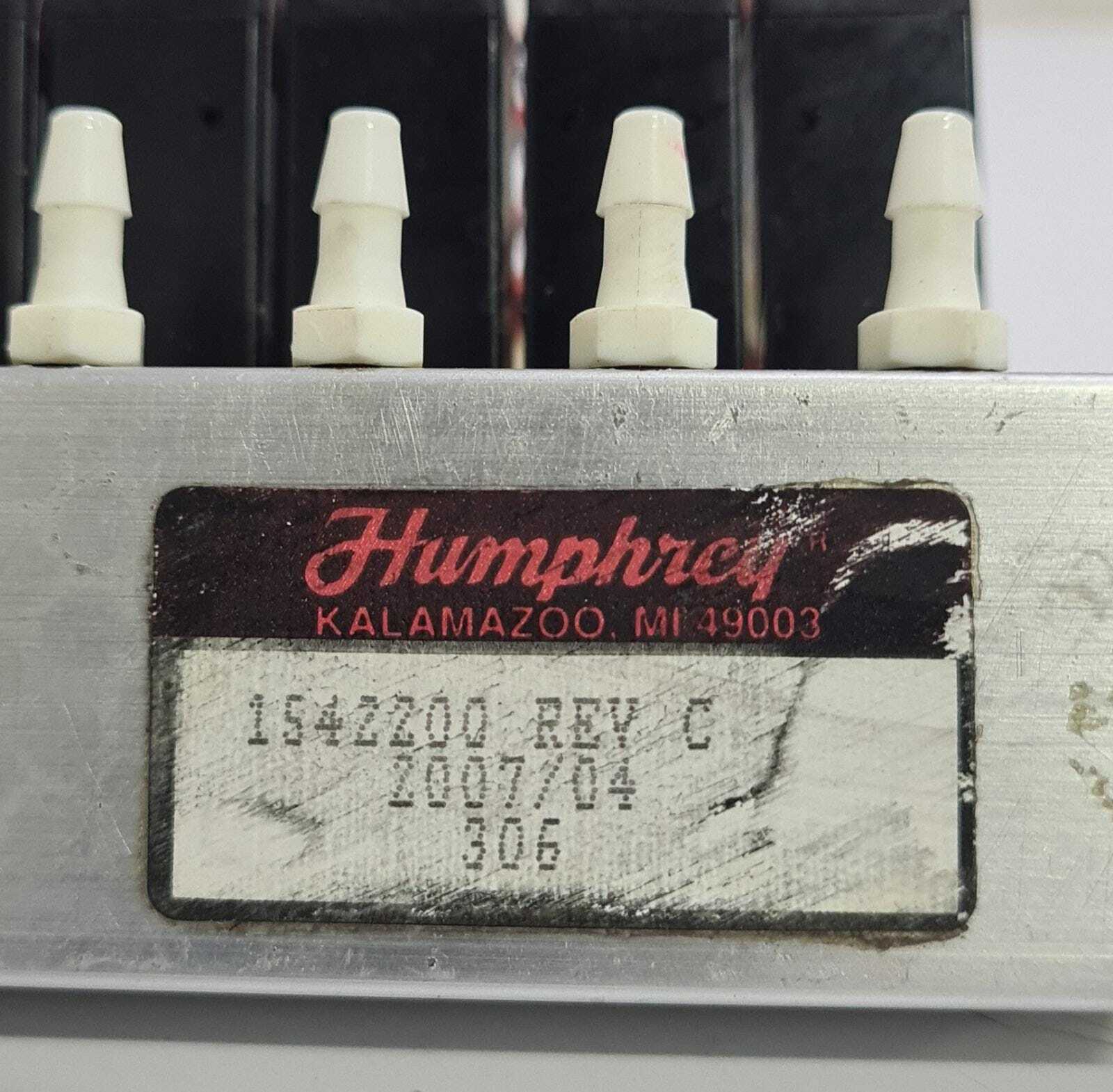 HUMPHREY D3090 1542200 REV C  0-100 PSI VALVE 24V DC