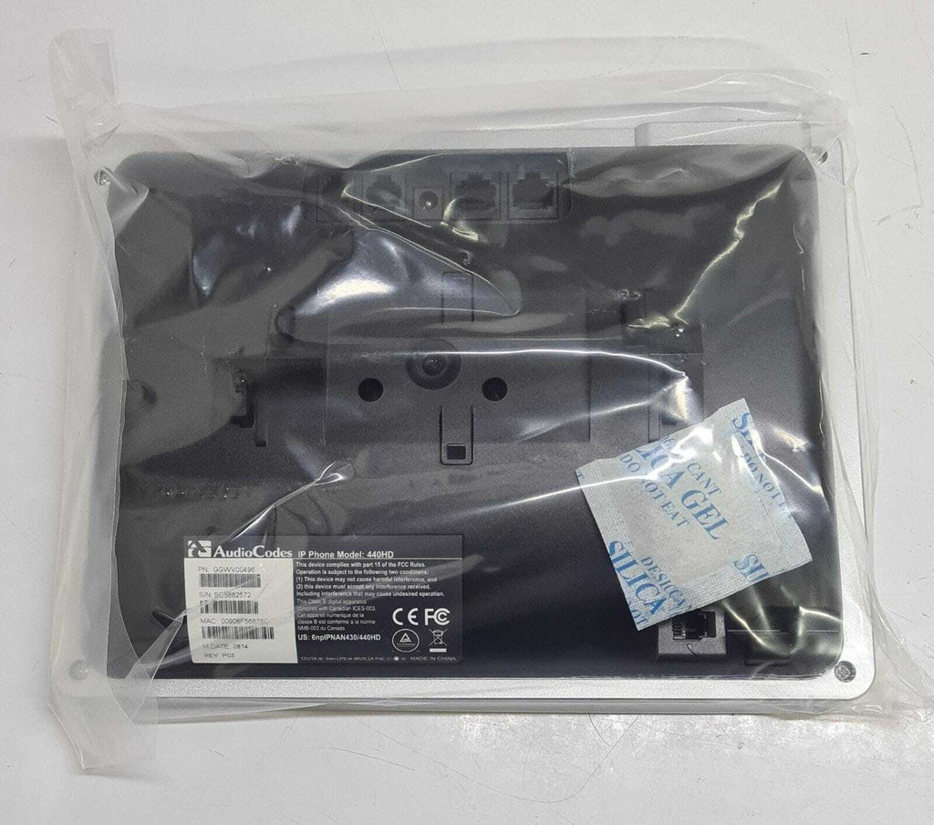 NEW - AudioCodes 440HD IP Phone GGWV00496 REV P03 IP440HDEG (Black)