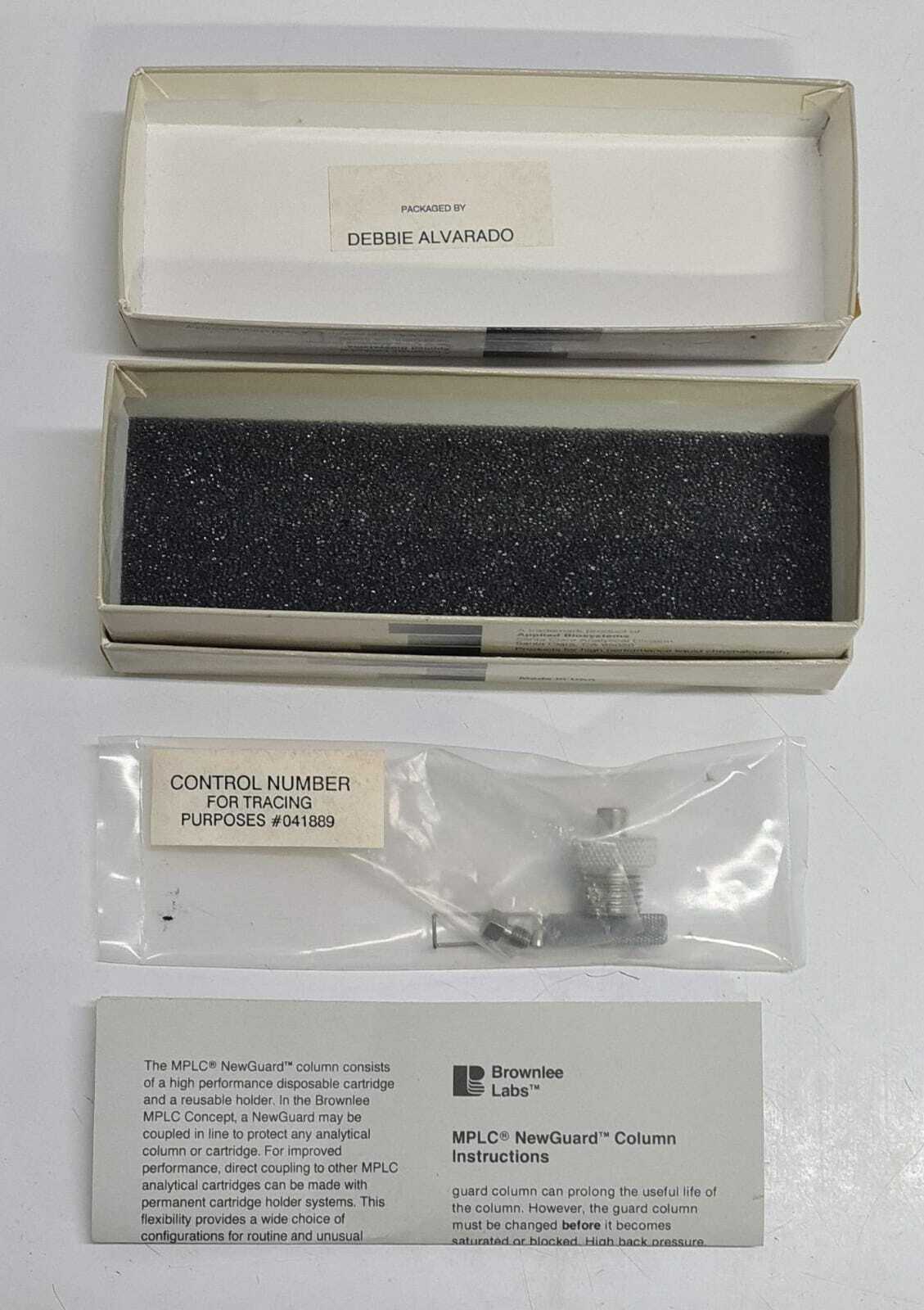 Applied Biosystems Brownlee Labs 140-601 MPLC NEWGUARD HOLDER #041889