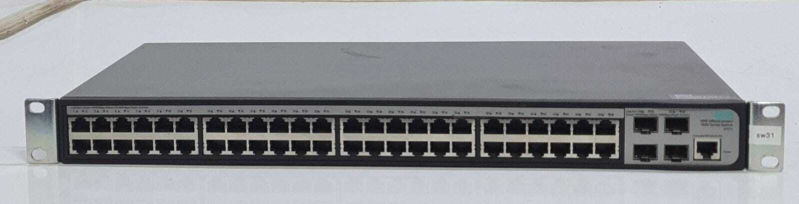 HP / HPE OfficeConnect Switch 1920 48G Port JG927A Network SFP Receiver