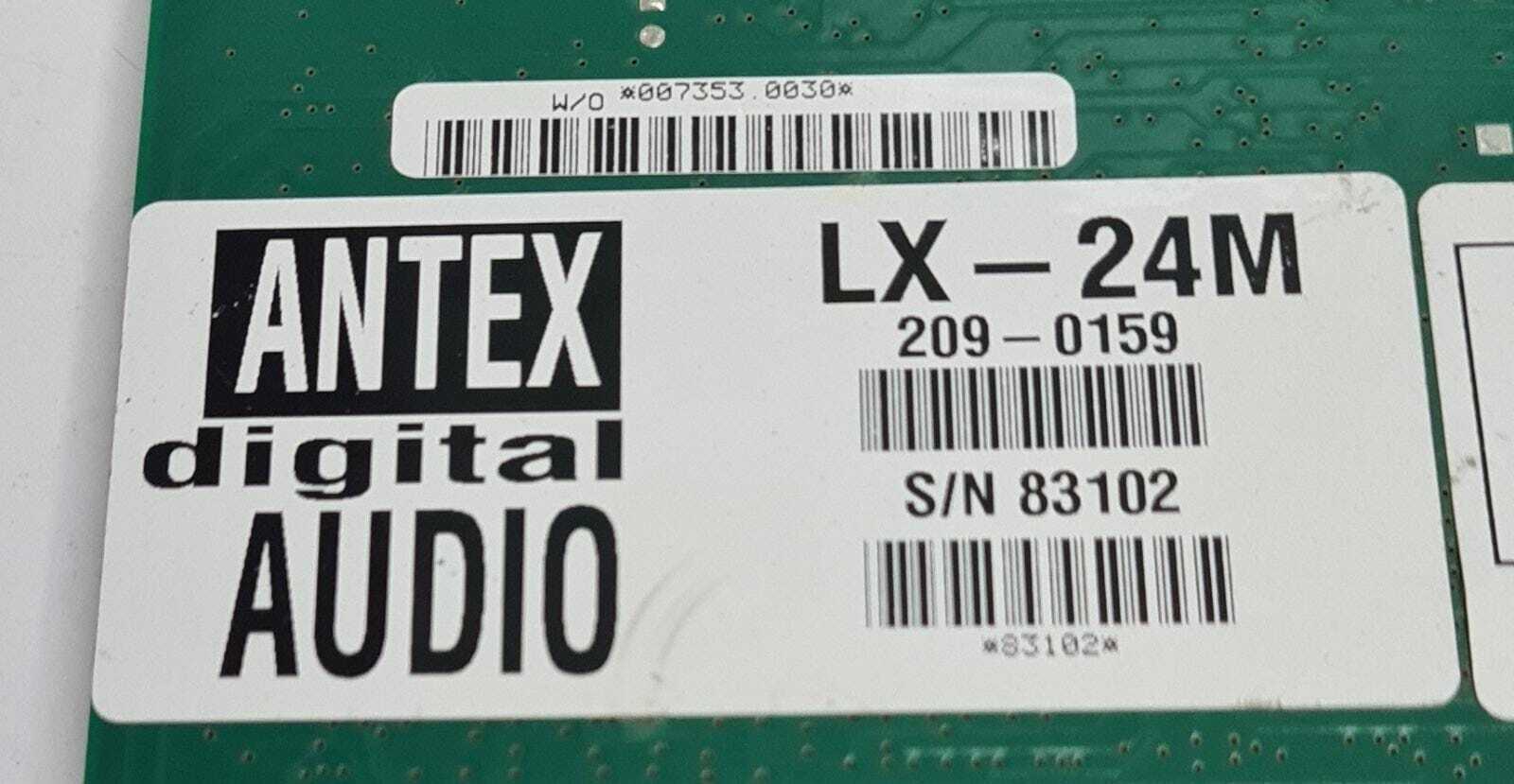 ANTEX Studiocard digital Audio LX-24M INTERFACE CARD 209-0159