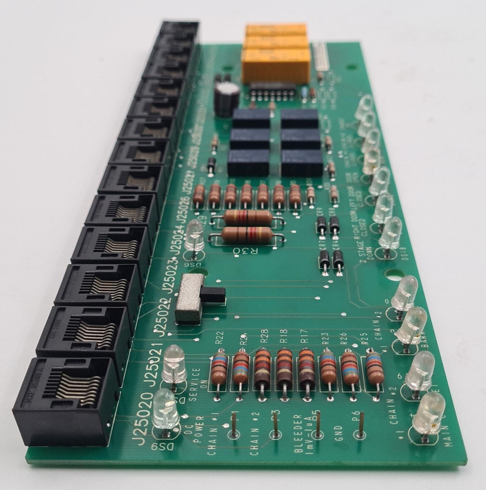 HP Hewlet Packard E7200-66538 Rev. B1 5DX X-Ray Interlock Junction Board