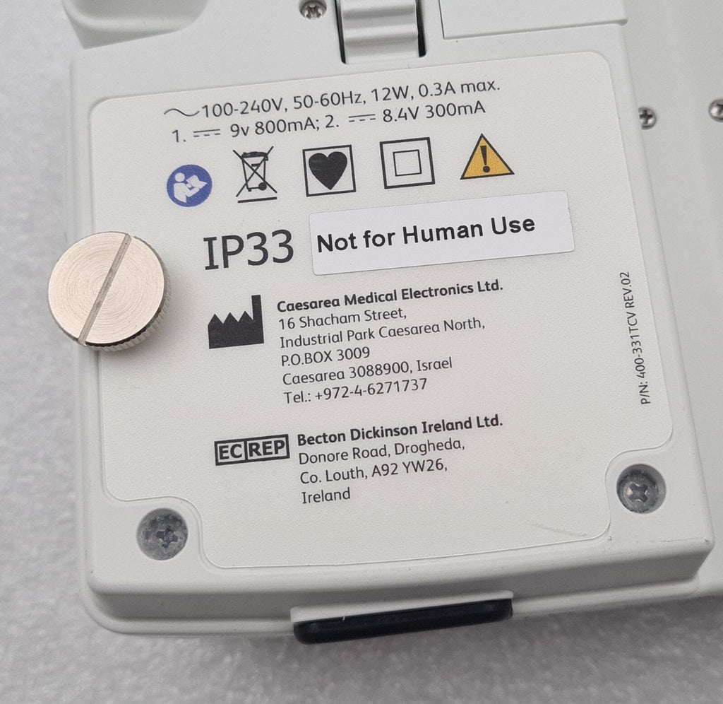 CME Caesarea BD BodyGuard Duo 2-Channel Vet Infusion PUMP 999-903BEN W/ Charger