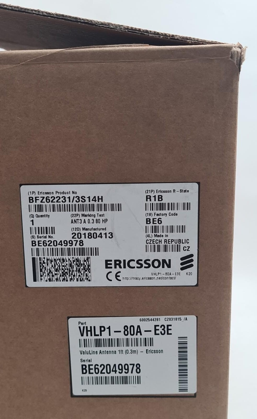 *NEW* Ericsson BFZ62231/3S14H R1B MINI-LINK ANT3 VHLP1-80A-E3E ValuLine Antenna
