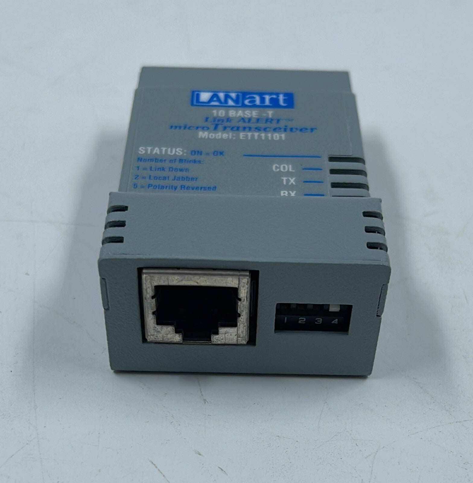 [LOT OF 2] LANart 10 BASE-T Microtransceiver ETT1101