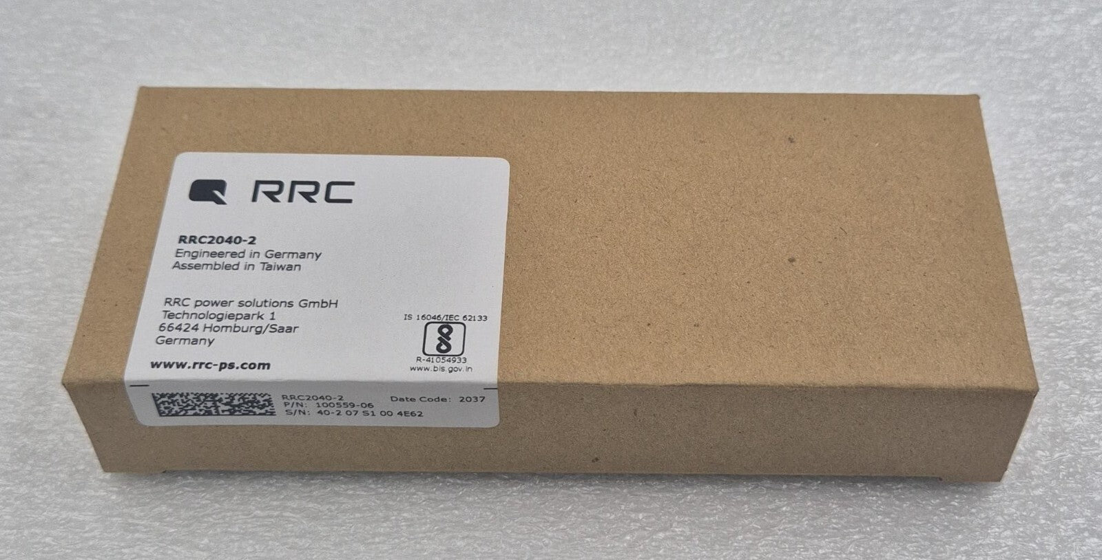 RRC RRC2040-2 100559 Rechargeable Smart Battery Pack Li-ion 10.8V 6900mAh 74.5Wh