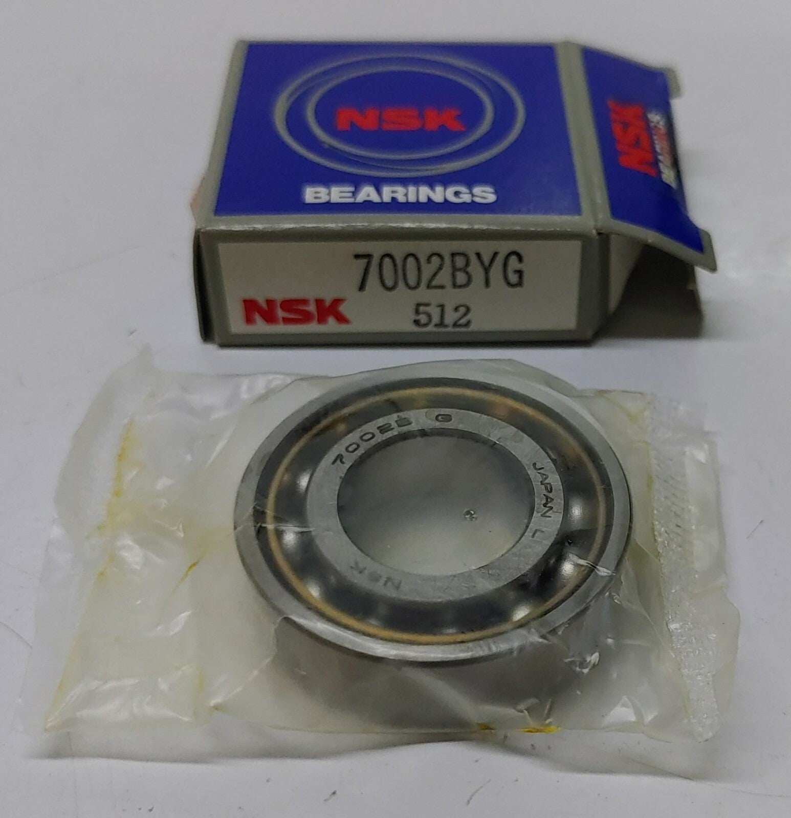 NSK 7002BYG ANGULAR CONTACT BEARING NIB [LOT OF 2]