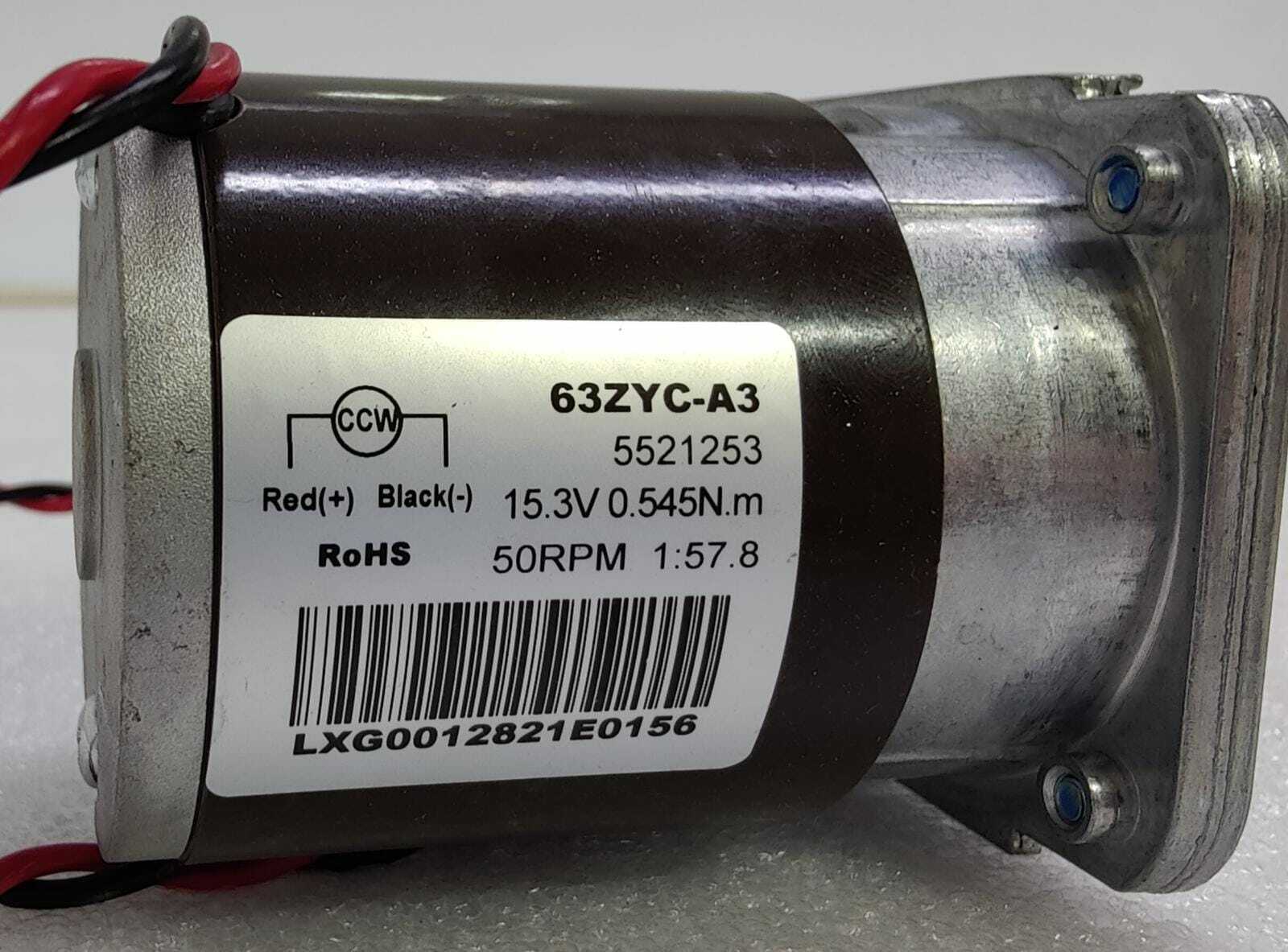 *TESTED* Maytronics Pump Motor 63ZYC-A3 5521253 50rpm for Dolphin Pool Robot