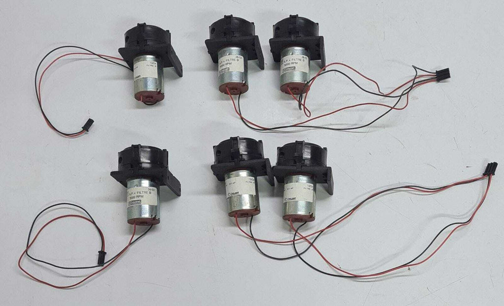 [LOT OF 6] CROUZET Motor 82860062 5000RPM 24 VDC A.P. + FILTRE B SENS:2