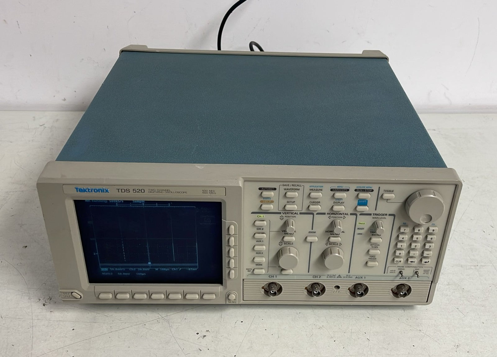 Tektronix TDS 520 Two-Channel Digital Oscilloscope 500MHz 500MS/s