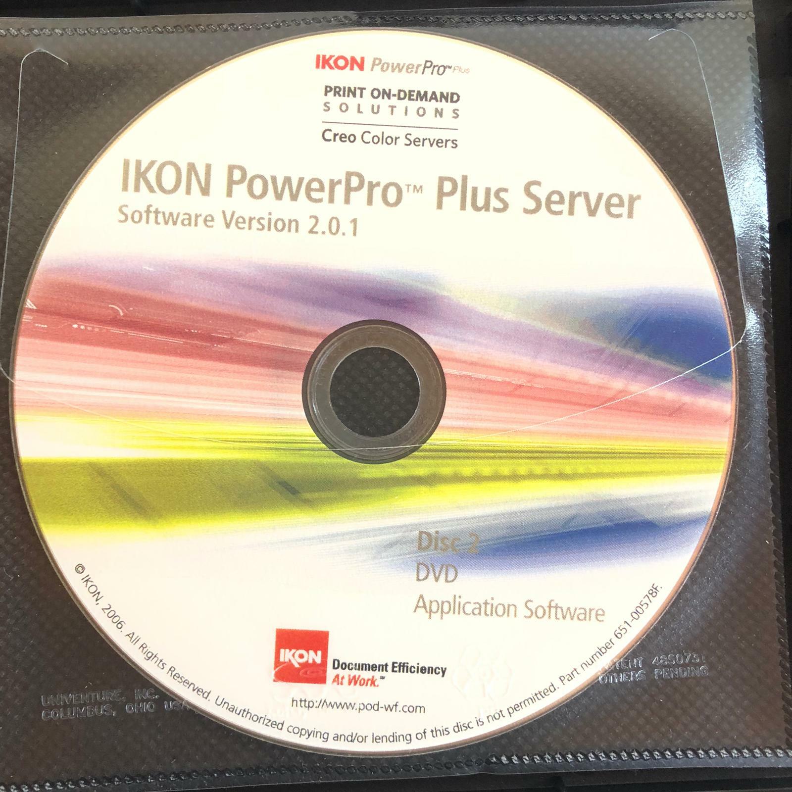 Creo IKON PowerPro Controller Server (SOFTWARE) for CPP-550 CPP-650 Printer